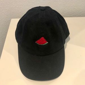 Black Adjustable Watermelon Hat